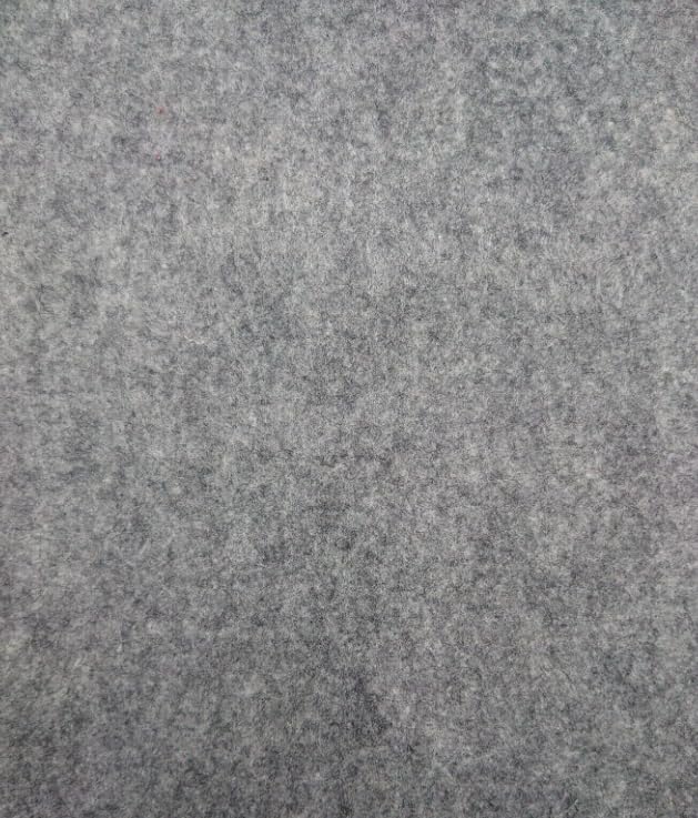 Felt Fabric Plain Colour Polyester 3 Different Sizes: A4 Sheets/Half metre/Metre 90cm Wide (Marl Grey, Half Metre (50cm x 90cm))