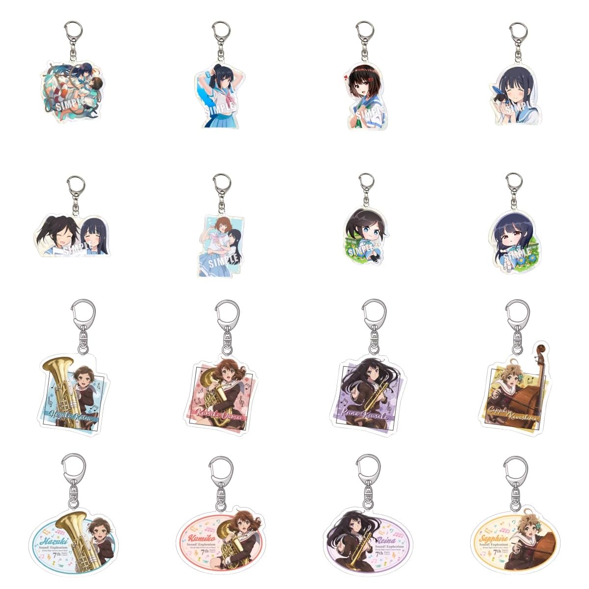 響けユーフォニアム 缶バッジ アクリルキーホルダー C91 出張 まとめ売り 響けユーフォニアム 缶バッジ アクリルキーホルダー C91 出張
