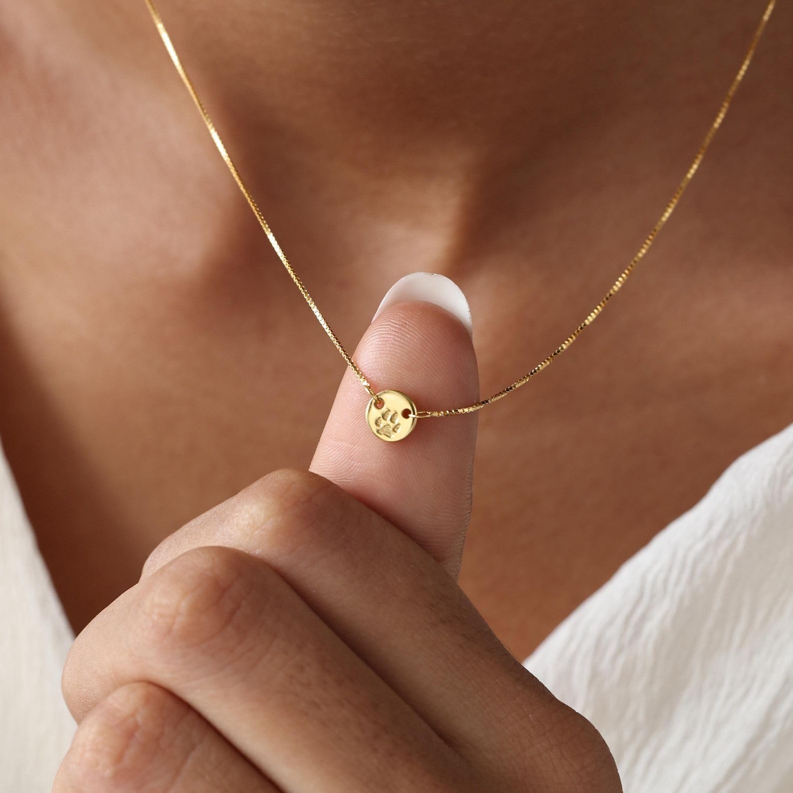 Migliore amica Collana argento sterling 925 Disco iniziale zampa Inciso ciondolo Amicizia pendente anima sorella gioielli fatto a mano su misura
