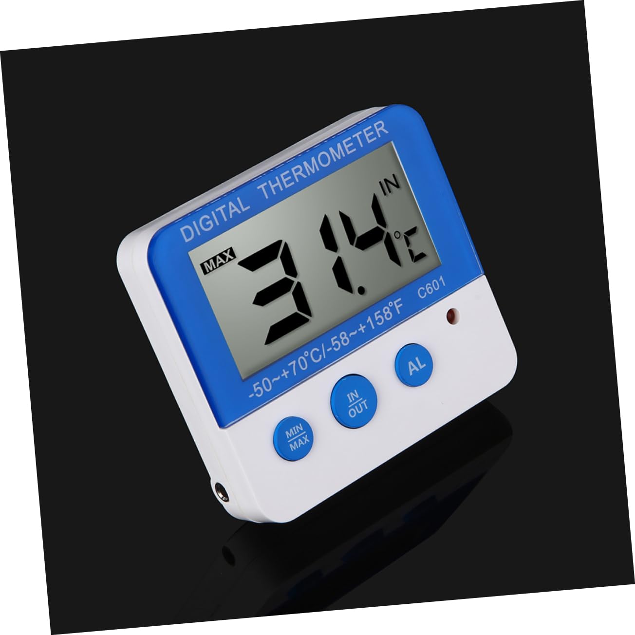 SHOWERORO 3 Termómetros Digitales C601 Para Congelador Y Refrigerador Con Alarma Y Accesorios De Cocina.