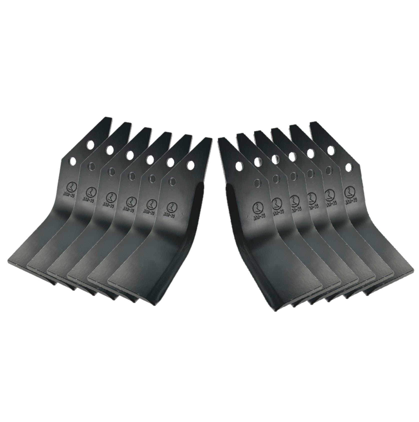Satz 12stk. Messer Fräsmesser für Barreto 918H 1320H 1420B 1620B Bodenfräse Fräse