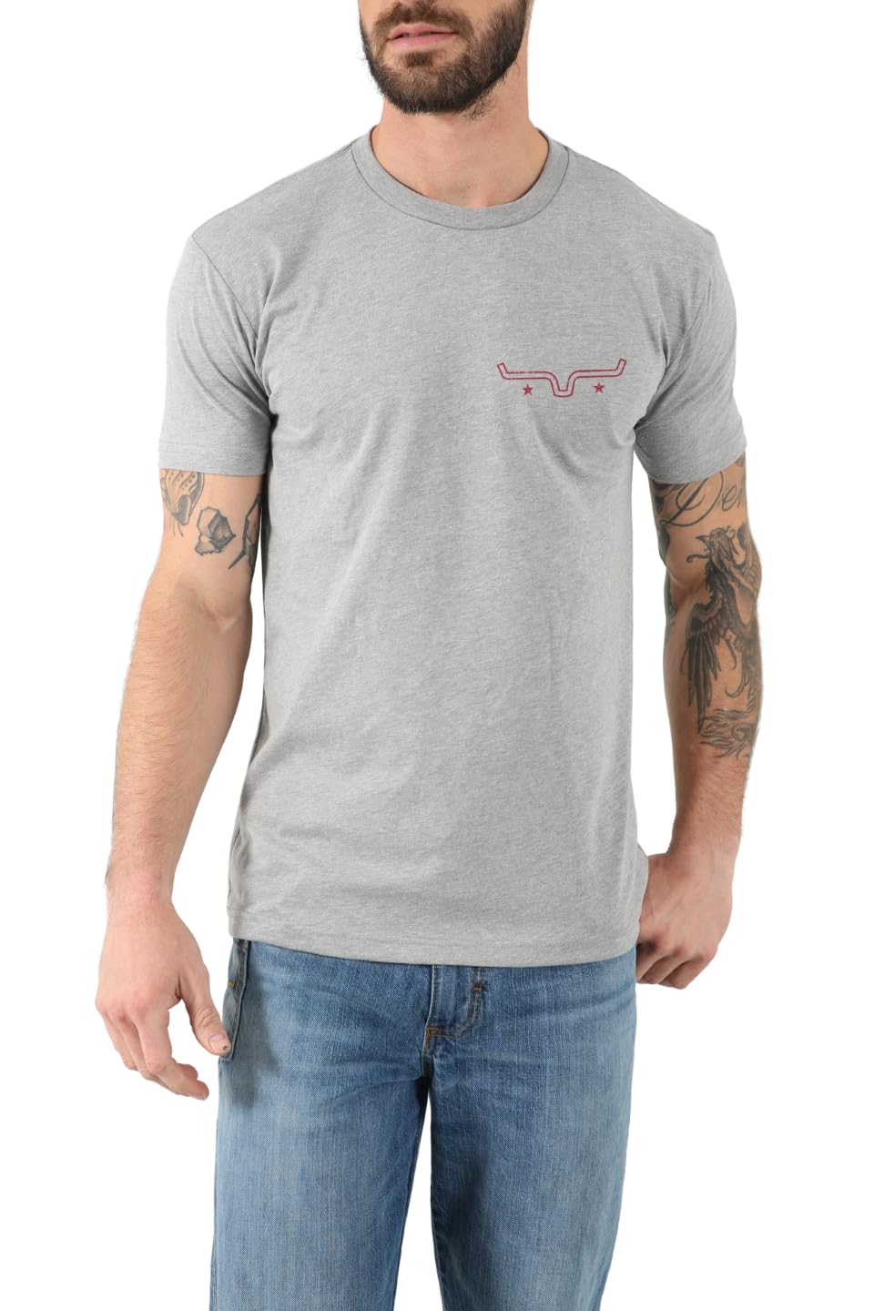 Kimes Ranch Men's Long Sleeve Shirt American Bullseye Shirt