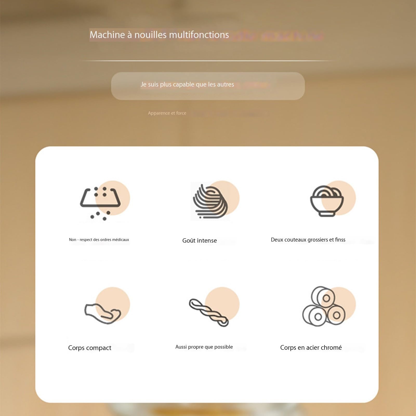 Prensa de Pasta Manual - Máquina De Fideos De Manivela De 25 Cm