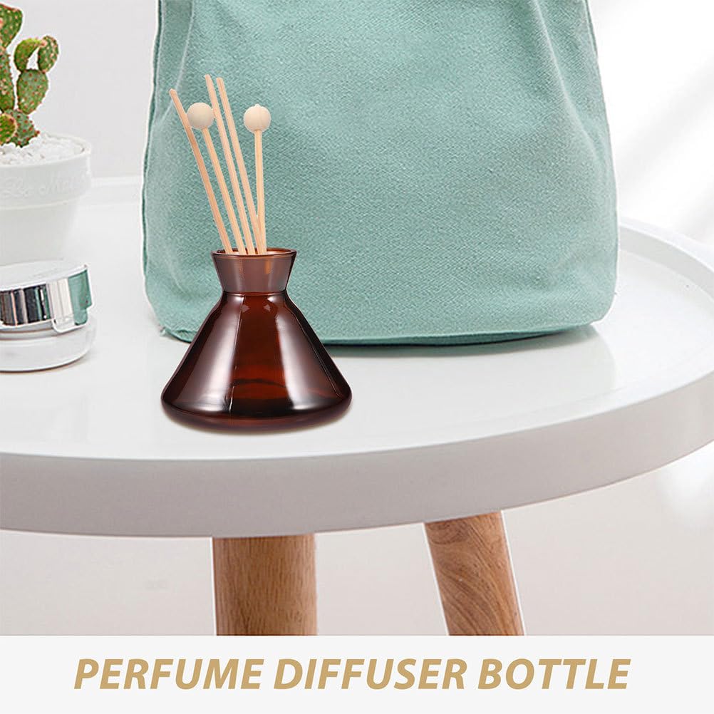 Didiseaon Diffusore di Profumo Vuoto: 2 Pezzi, Diffusore di Profumo a Bastoncini con Bocca Larga, Barattolo di Vetro Vuoto per Oli Essenziali, Ricaricabile da 220 Ml, Decorazione per La Casa