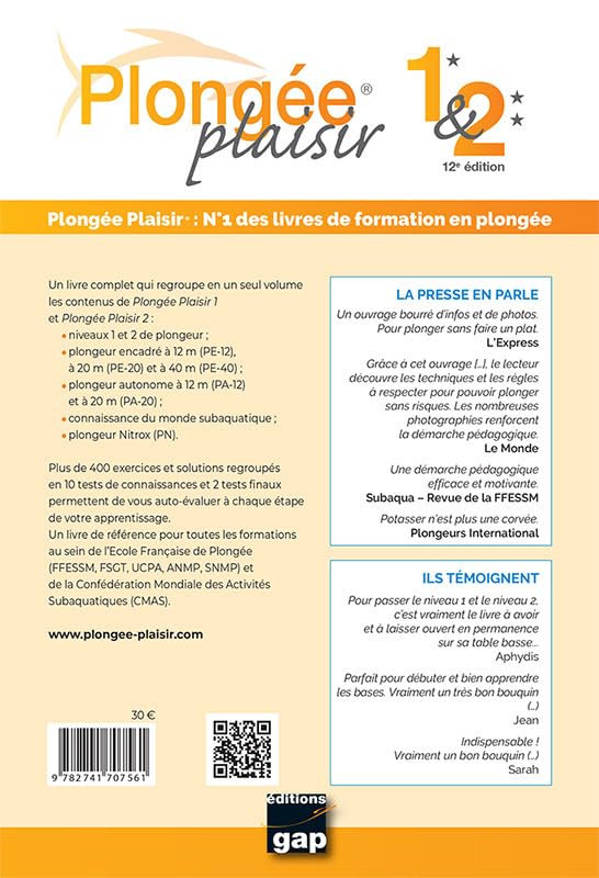 PLONGÉE PLAISIR 1 ET 2