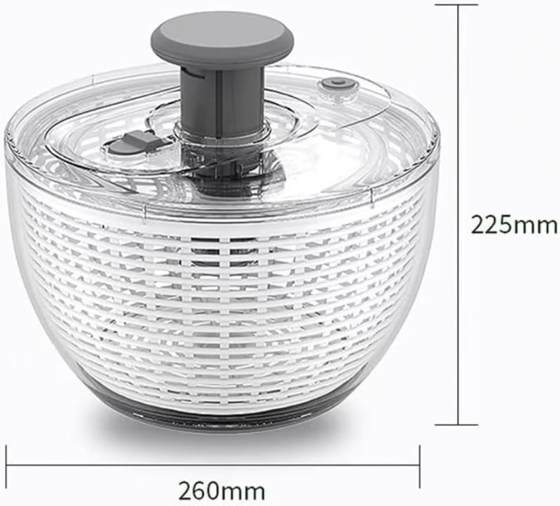 GEBYUI 多機能野菜フルーツ脱水機｜野菜サラダ用 圧搾・脱水・水切り収納 2-in-1 水切りバスケット 使いやすいキッチン用品