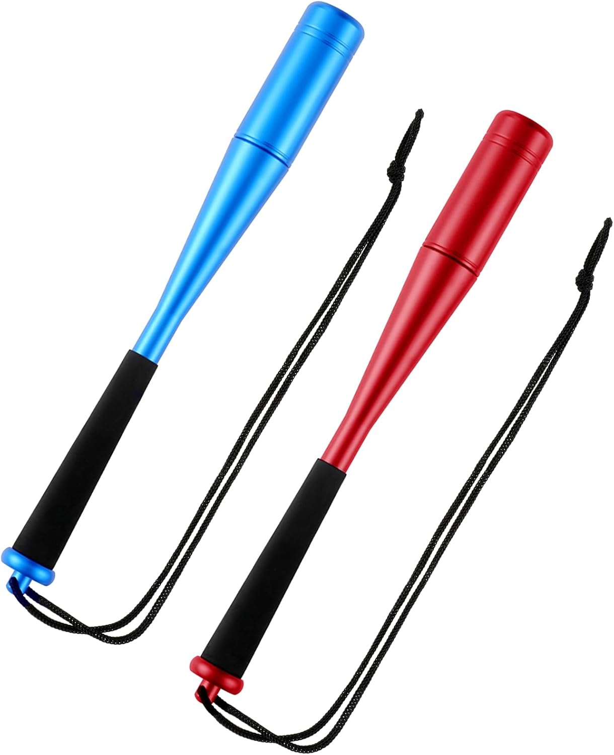 2 Pack Fish Bat Aluminum Alloy Lightweight Fishing Bat Tool 9.76 Inch Fish Pries Whacker Stick with Non Slip EVA Foam Handle