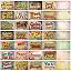 Vintage Motivational Postcards - (Set of 72)