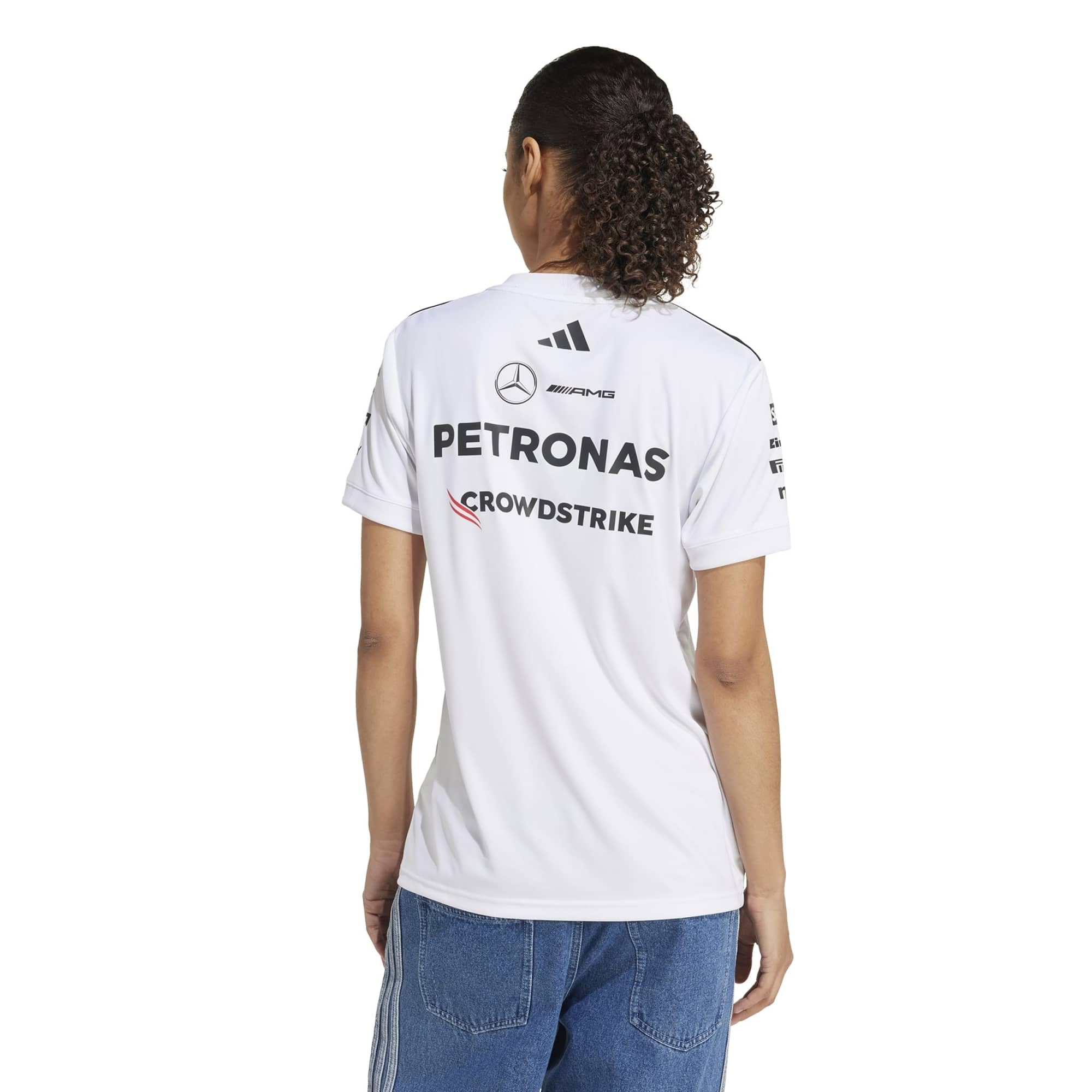 adidas Mercedes - Amg Petronas Formula One Team Driver Jersey White Women Camiseta (Manga Corta) Mujer (Pack de 1)