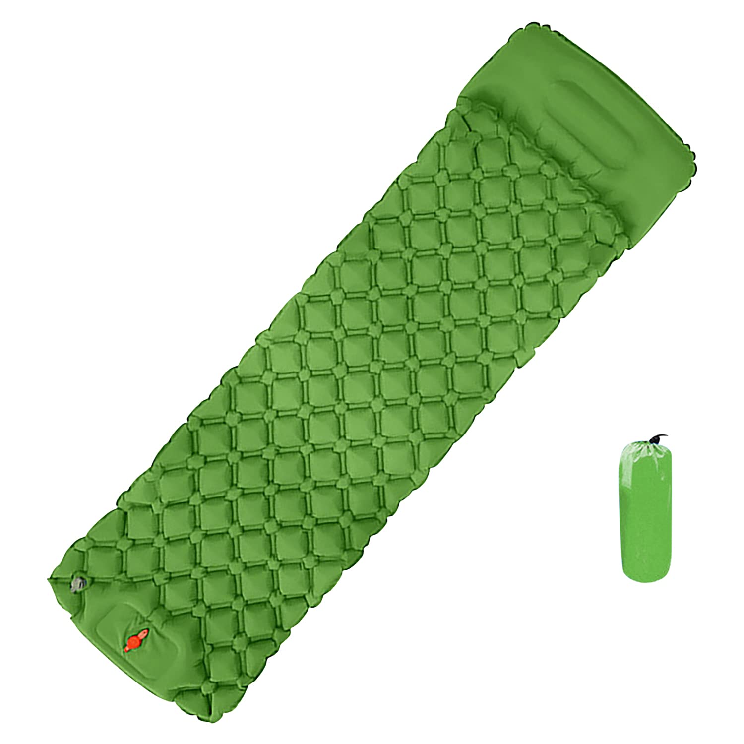 Tapis de Camping Coussin Couchage Matelas Gonflable Portable Imperméable Camping Sleeping Pad avec Sac Rangement Pompe à Pied Voyage Randonnée