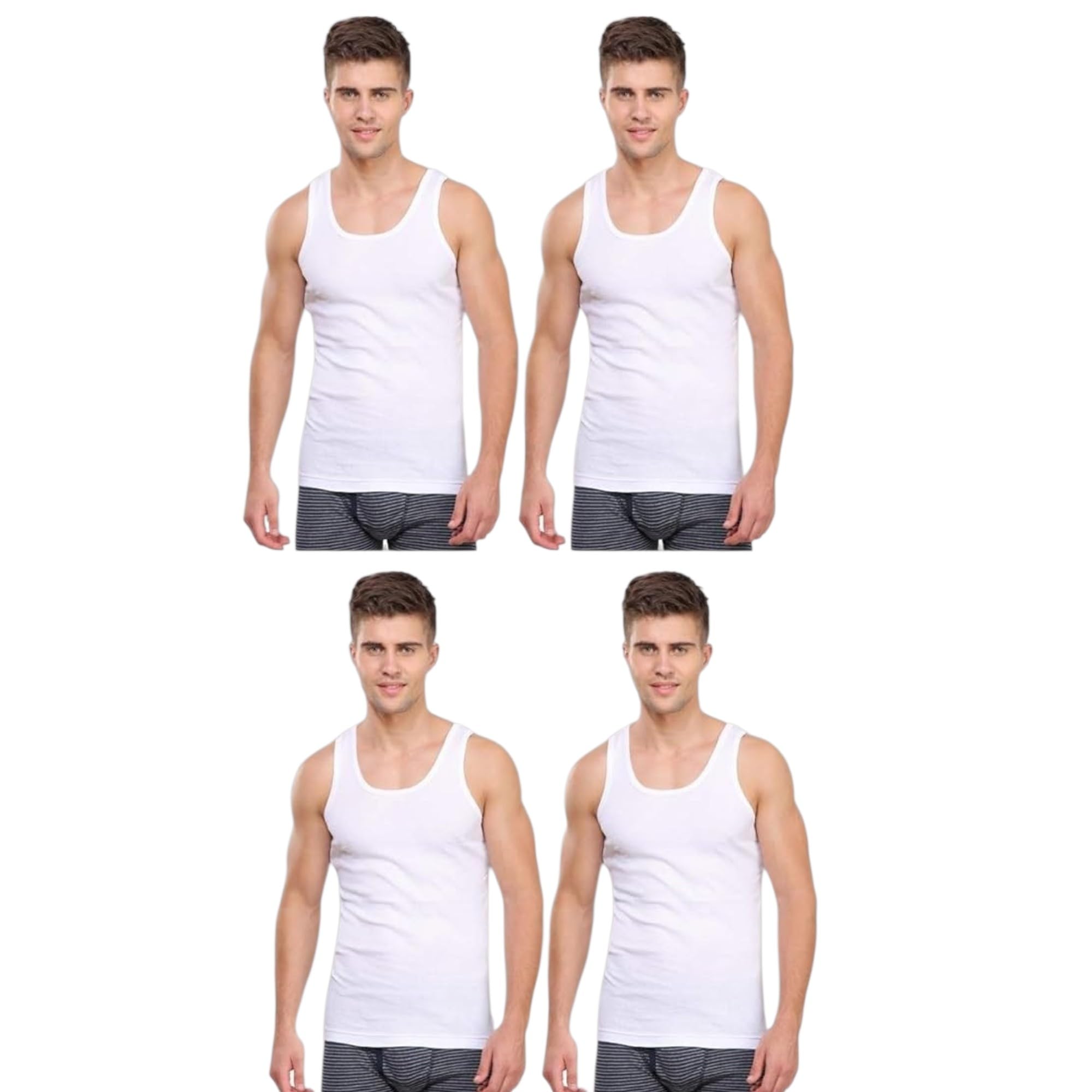 Men Vest, Sleeveless, Cotton Banian-picture-35