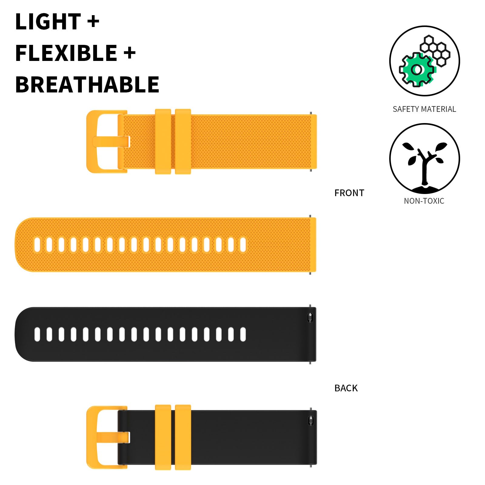20mm 22mm cinturino in silicone per SUUNTO 9 PEAK PRO