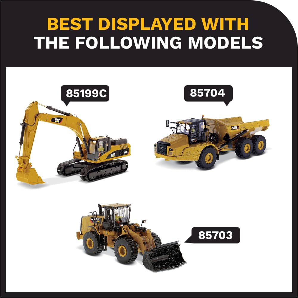 Diecast Masters 1:50 Cat CT660 Tractor, TK120 Lowboy, CB-534D XW Compactor