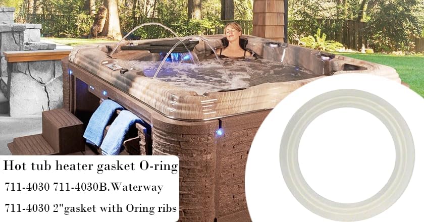 Miniatura 3 de Sustituye a la junta tórica de calentador de bañera de hidromasaje de 2 pulgadas para 711-4030B (paquete de 4)