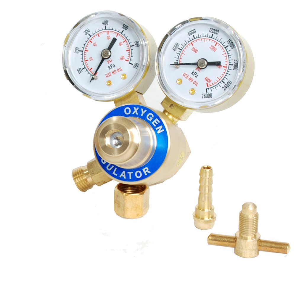 Victor Style Acetylene Regulator & Torch Cutting Kit - CGA200 Compatible Gas Welder Set