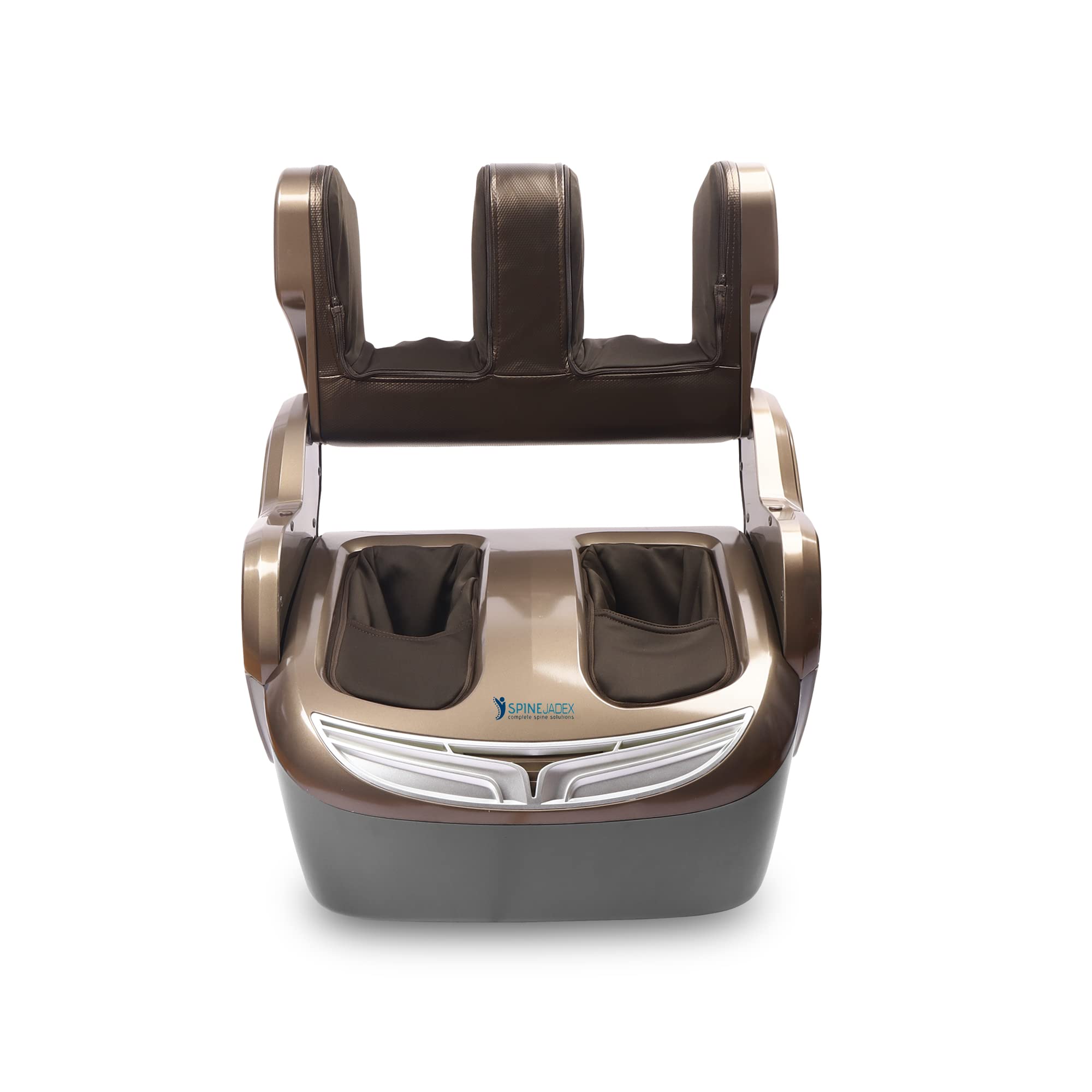 Spine Jadex Leg Foot & Calf Massager For Pain Relief Heating Therapy Vibration,Compression Feet Leg Massager for Circulation, Relief,Shiatsu Kneading Vibration Feet and Calves 1 Year Warranty (Brown)