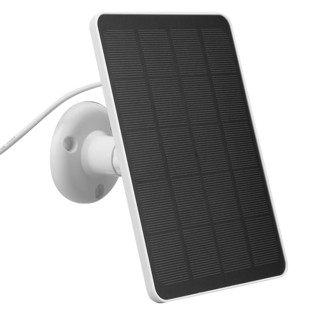 Panele słoneczne, ładowarka do kamery monitoringu IP 20 W z 3-metrowym przewodem ładującym Panel słoneczny IP65 Uchwyt montażu na ścianie Pierścień Reflektor kamery/kamera typu Stick Up