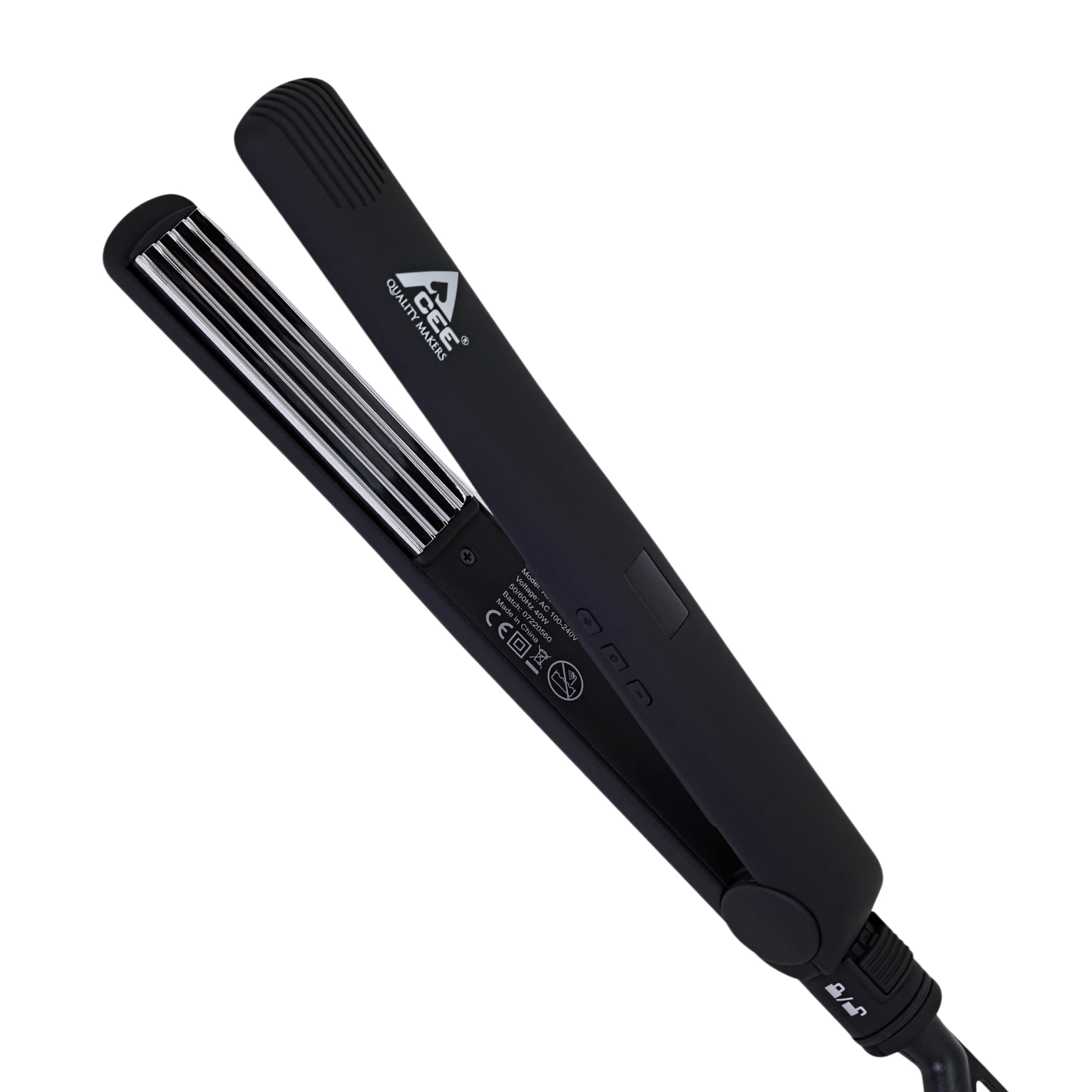 Acee Proessionals Titanium Pro Crimper | Ulra Fast Heating | Titanium Crimping Silver Plates | PTC Heater | Plate lock-in feature | HC 6000