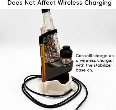 2 Pack Stabilizer Base for Peak Devices, Anti-Tip Non-Slip Stand with Tool Holder, Wireless Charging Friendly, Plug-and-Play Organizer for Pro & OG Models