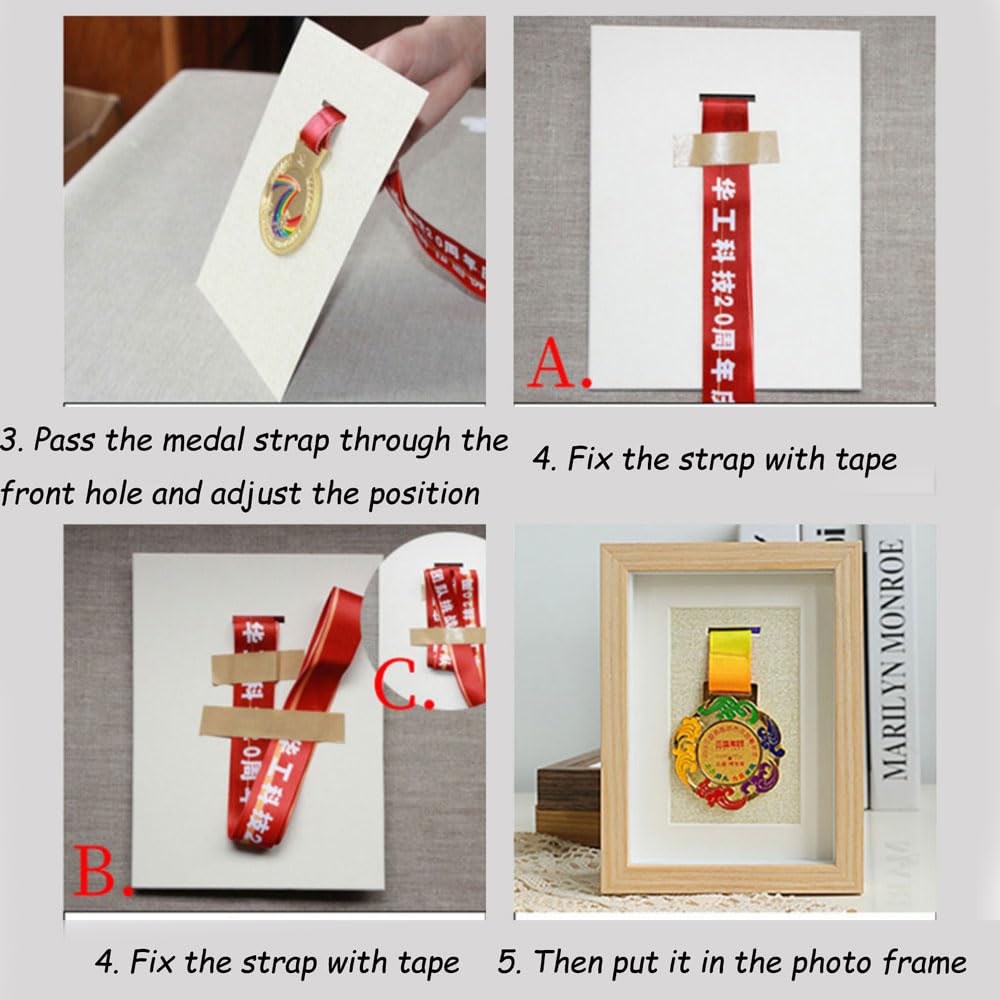 Cornice Espositiva Medaglie In Legno - Vetrina Per Medaglie Militari, Sportive - Foto 8