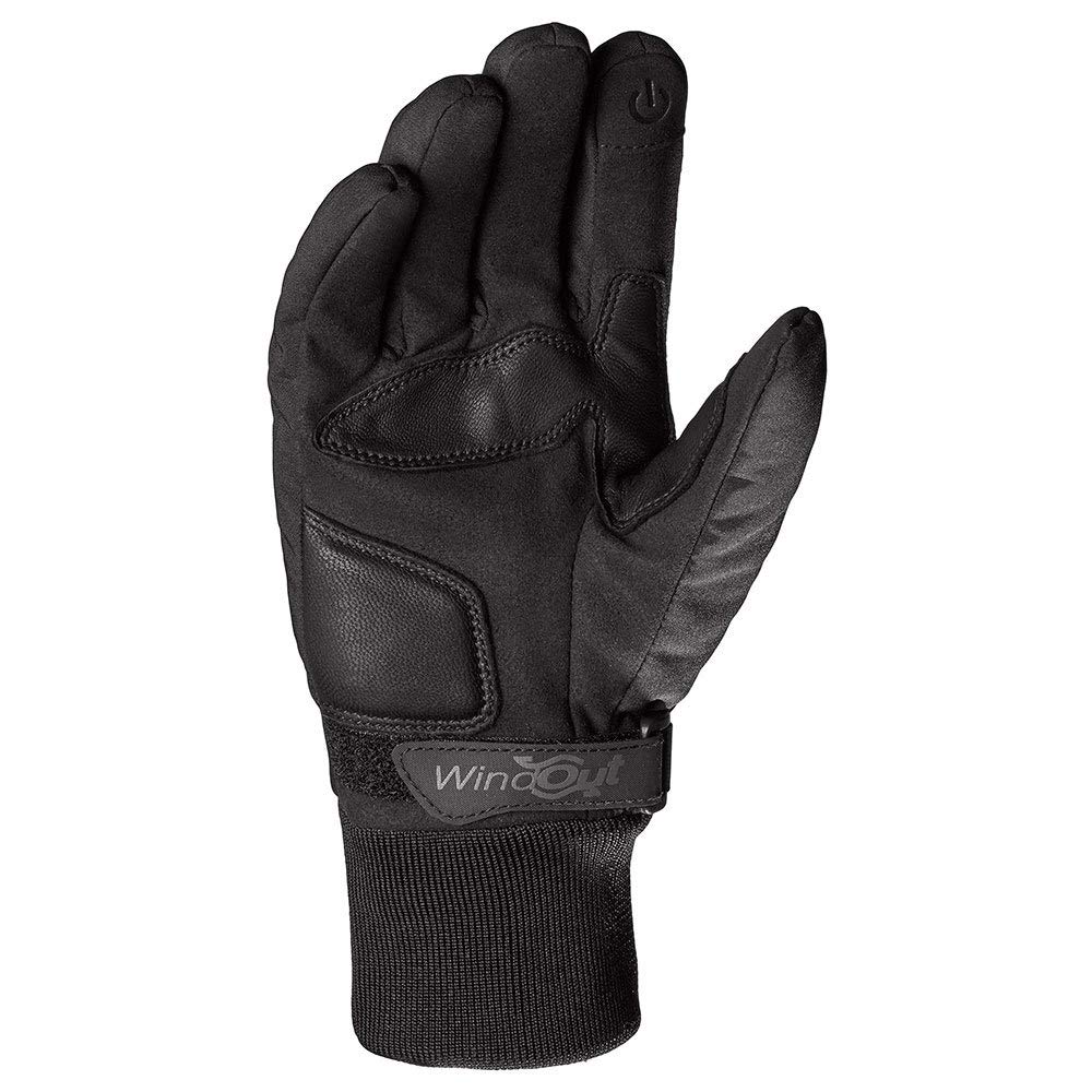 SPIDI, METRO WINDOUT, Colore Nero, Guanti Moto per Uomo, Protettivi, Resistenti e Traspiranti, con Touchscreen Capacitivo, in Pelle Caprina Resistente all'Abrasione