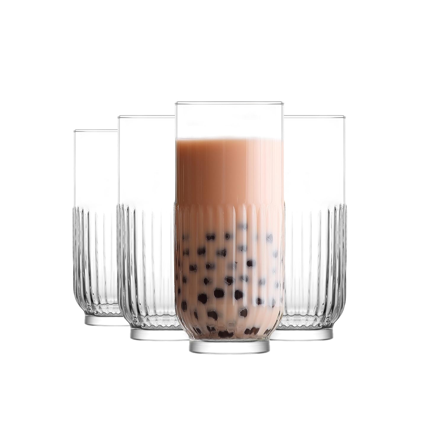 LAV Tokyo Durable 18 3 fl oz Beverage Glasses Tall Cocktail Highball Glass with Thin Rim for Bar