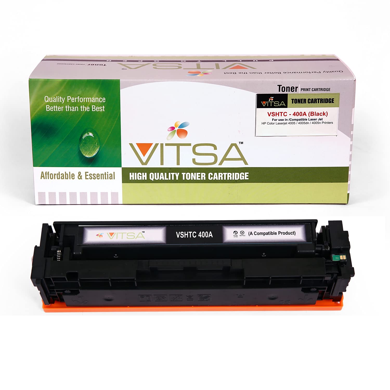 VITSA CF 400/401 / 402/403 Premium Toner Cartridge Compatible with HP Color Laserjet Pro M252dw / M277dw MFP (Black) (B07KN6GW7G) Amazon Price History, Amazon Price Tracker