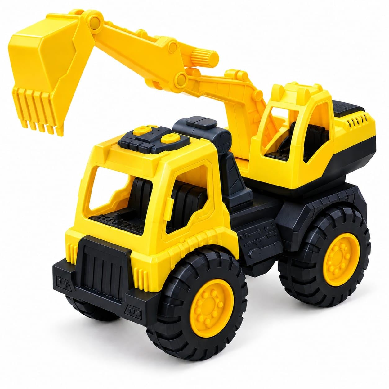 Big Size Pull Back Excavator Toy for Kids | Heavy Duty