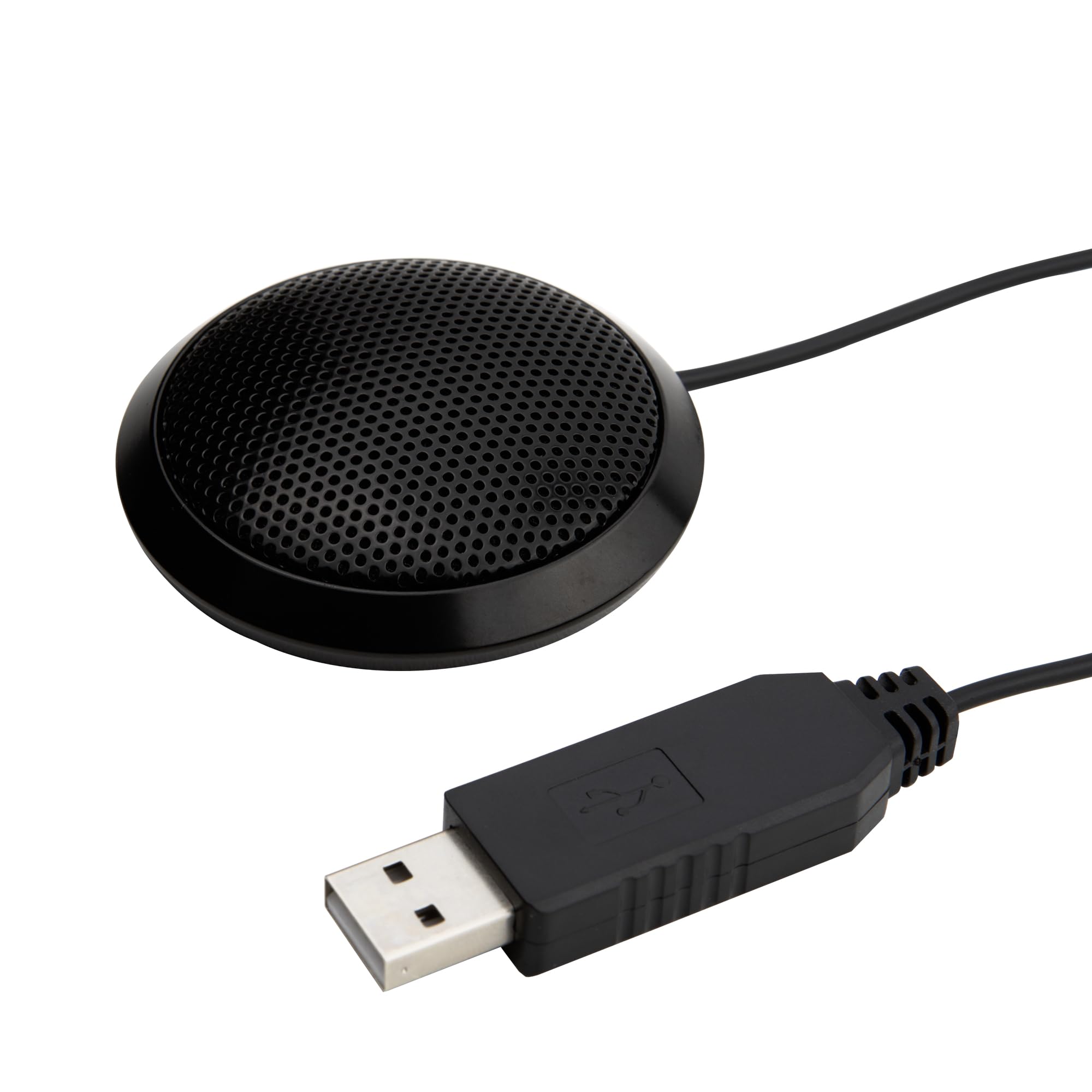 LinkWheres 360° Computer Microphone, Omnidirectional USB Mic - Multi-Angle Recording Studio Mic with Stereo Sound, Compact Design for Podcasts/Live Music/Online Classes