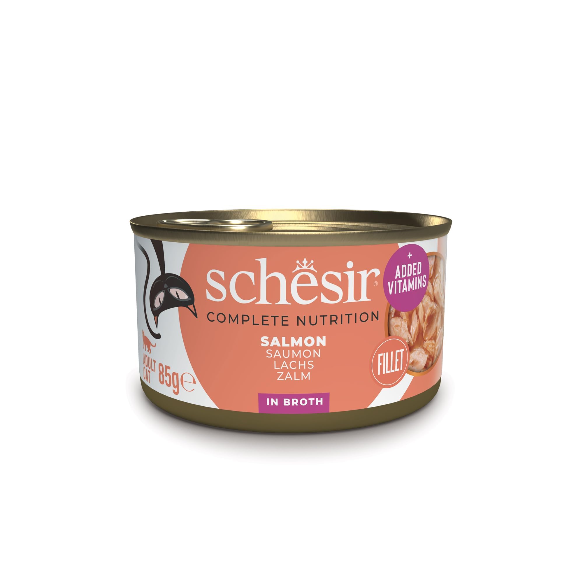 Schesir Yetişkin Kedi Konservesi 85 Gr Somonlu