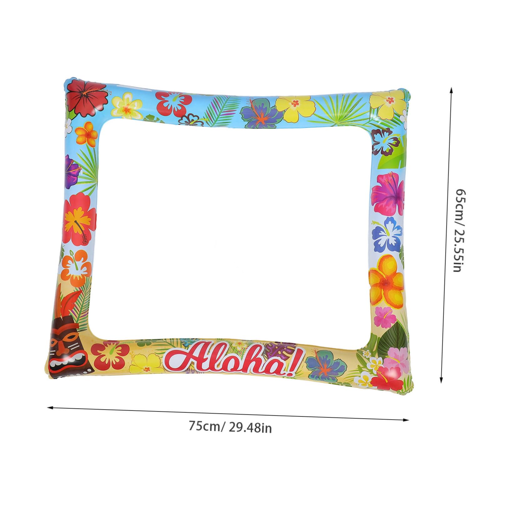 TOYANDONA 3 Stück Aufblasbarer Foto Rahmen für Partys Hawaii Design Leicht und Tragbar für Fotos und Party Dekoration Vielseitig Einsetzbar für Hochzeiten Übernachtungspartys und Silvester