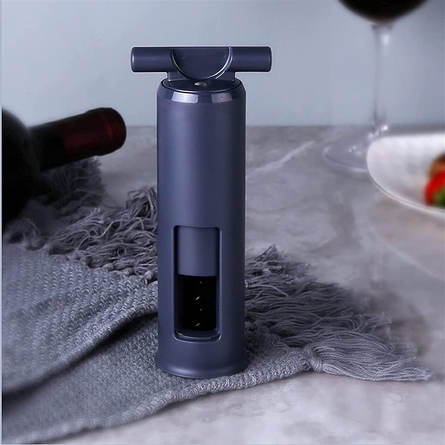 Abridor de Vino con alas, sacacorchos para Botellas, Multifuncional, Pictetw, sólido y Bien Hecho.