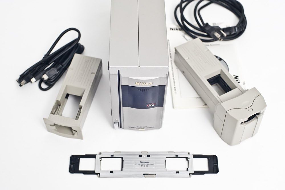 Nikon Super Coolscan 4000 ED Film Scanner and accessories