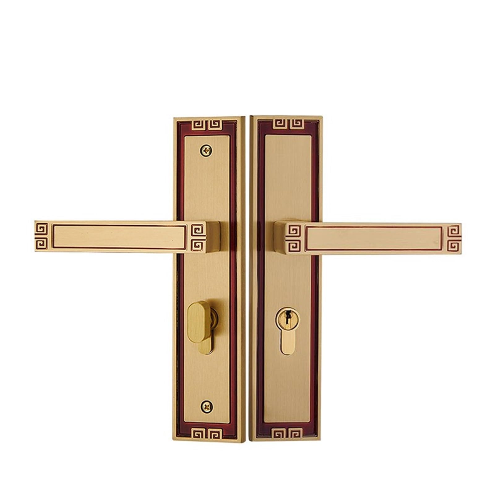 Serrure de porte intérieure en cuivre HC5616 pour stopper les claquements