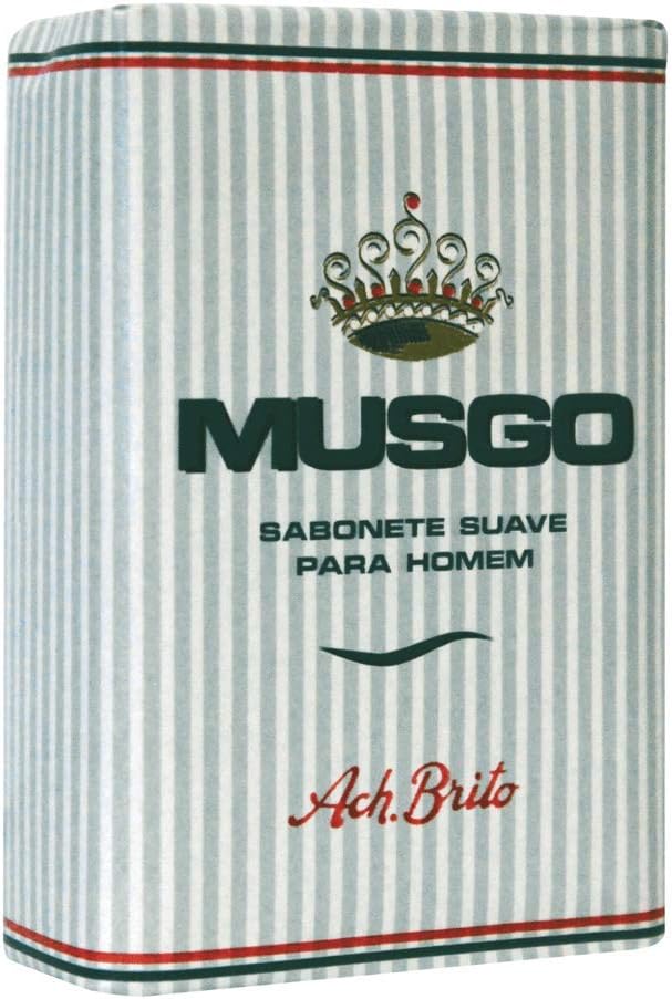 4x Ach. Brito Musgo Real Men Body Bath Vintage Toilet Soap 5.6 oz