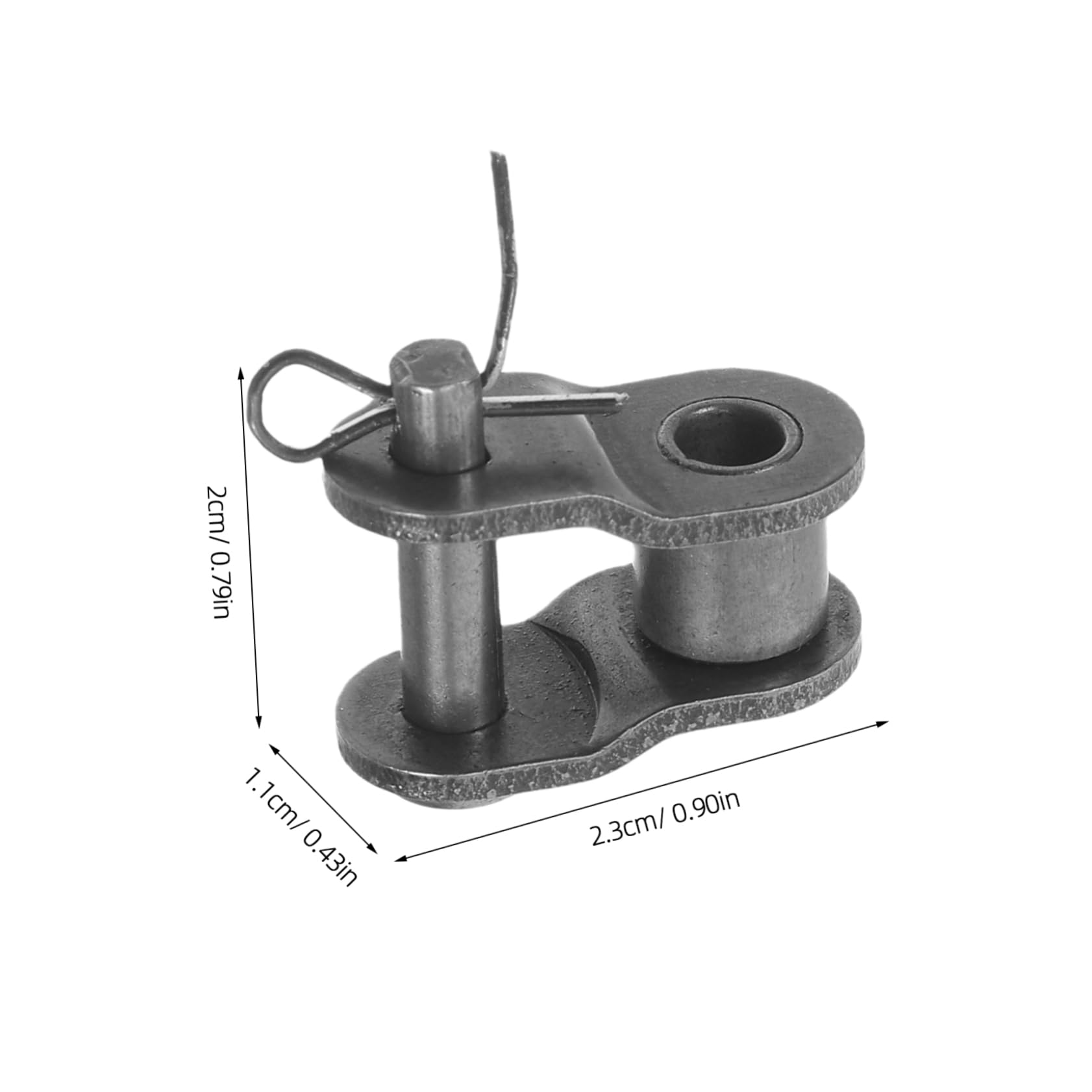 Cabilock 8PCS Stainless Steel Roller Chain Offset Links Split Links for Chains Flexible Design for Easy Enhanced Stability for Reliable High Speed Performance
