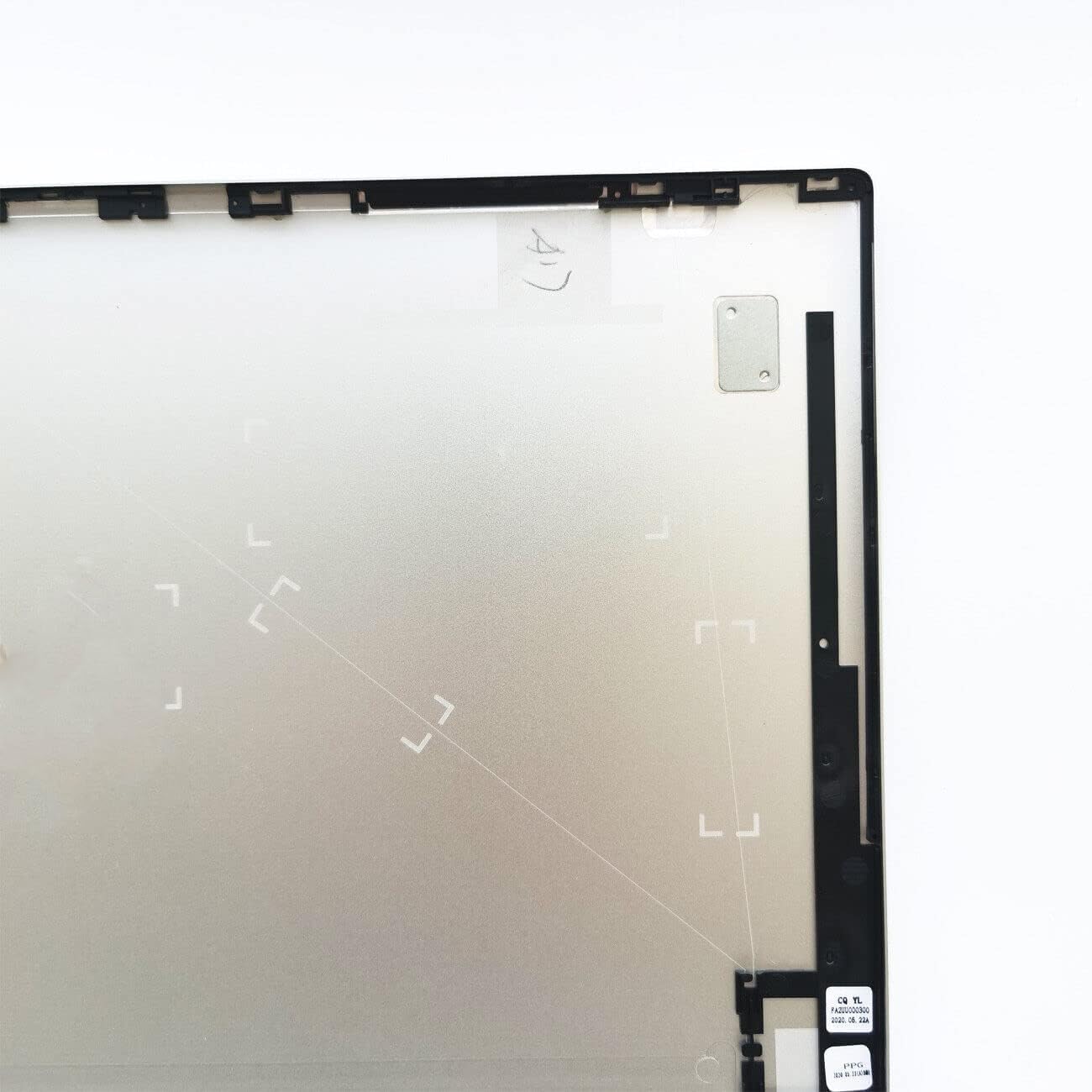 Replacement Laptop LCD Cover Back Rear Top Lid with Hinges for HP Envy X360 15-ED 15M-ED 15T-ED 0023DX L93203-001 L93204-001 (Silver)
