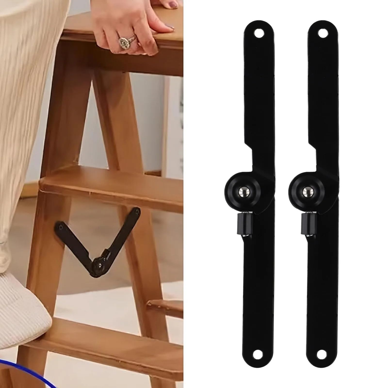 Cerniere Mobili 180 Gradi Apertura Kit Montaggio Botole Soffitta