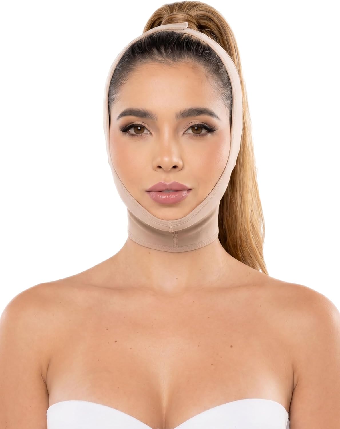 FAJAS SALOME 0322 Women Post Surgery Face Neck Chin Strap Mentonera Reductora
