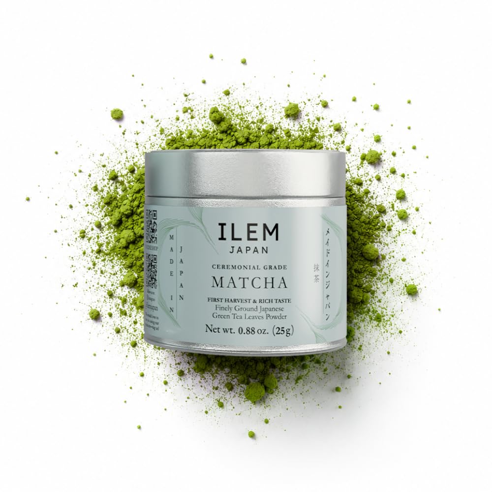 ILEM JAPAN Japanese Matcha Tea (25g) | Pure Ceremonial Grade Organic Japanese Matcha|First Harvest|Authentic & Premium Matcha Tea Powder Sourced From Kagoshima,Japan-image-38