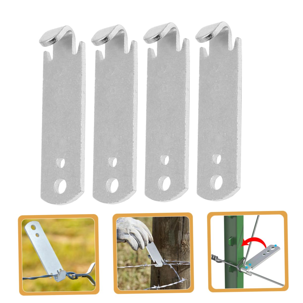 BESPORTBLE 20pièces Tendeur De Câble Métallique Outils De Tension pour Fences Compact Et Légers Installation Facile des Risques Injures