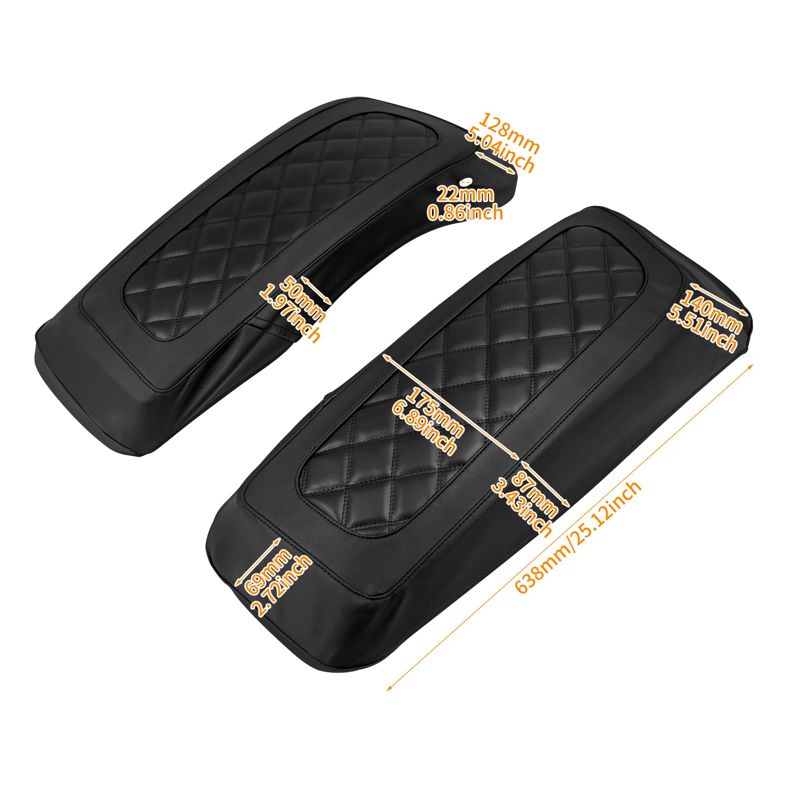 Amazon | HCmotorku バイク サドルバッグ 蓋カバー バッグ