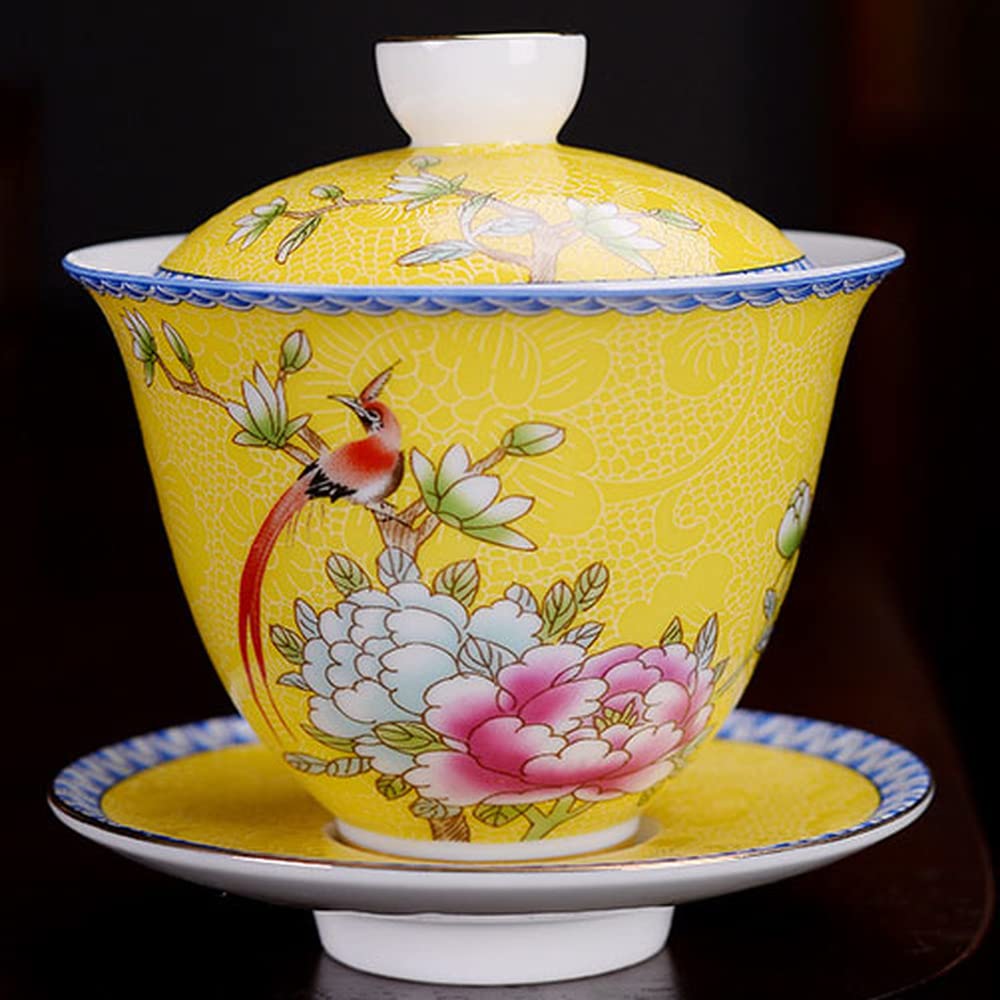 Gaiwan en céramique 150ml pour éviter les feuilles de thé amères au filtre