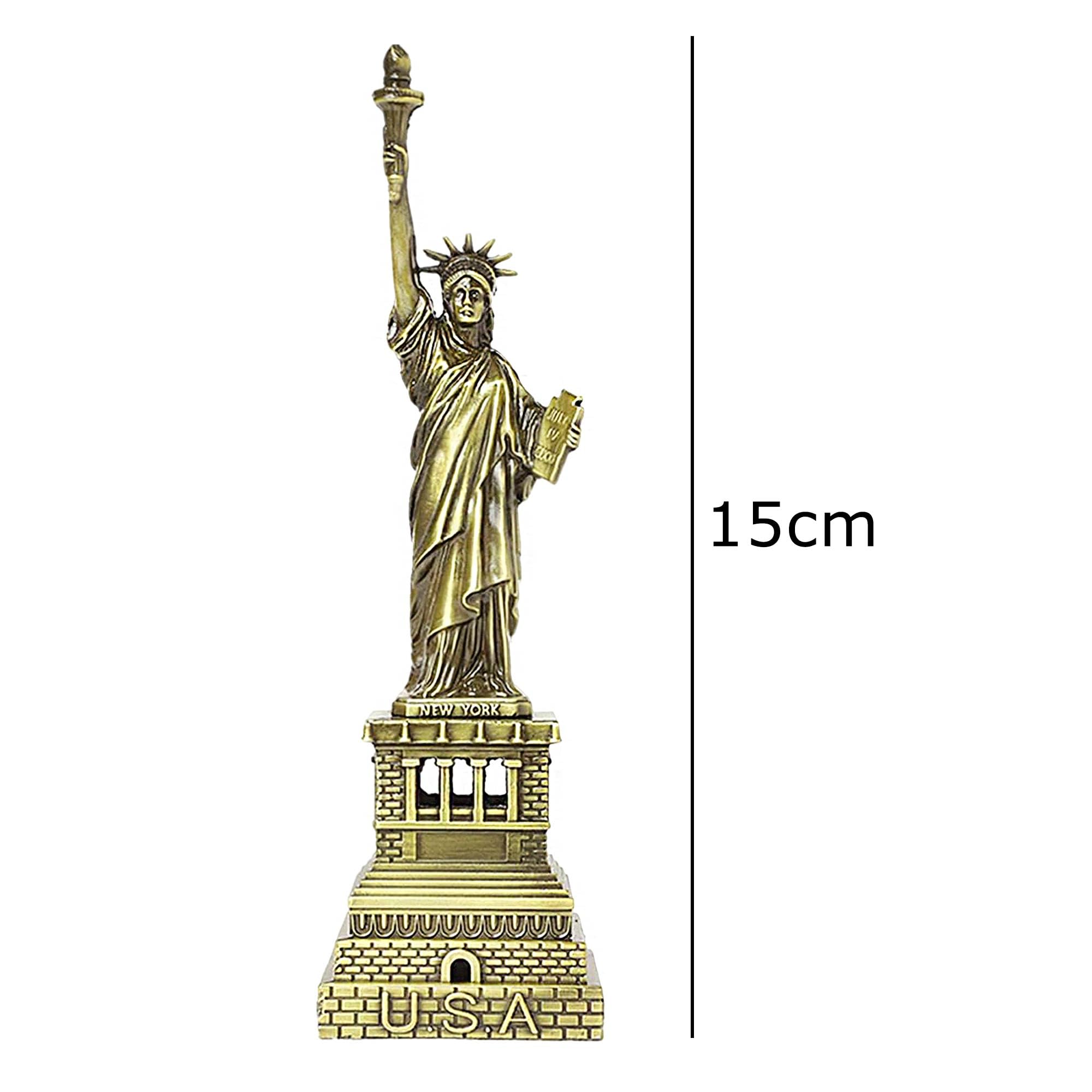 Buy THE QUIRKY HOME Metal Statue of Liberty Miniature, New York