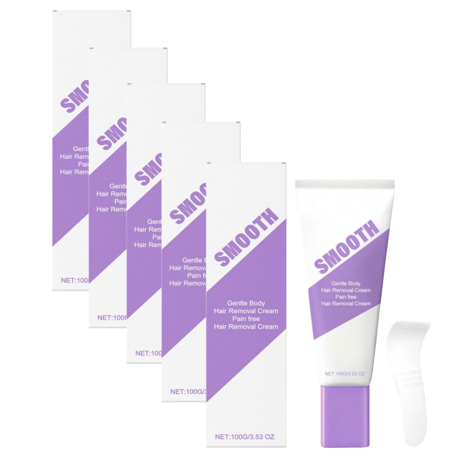 Enthaarungscreme für Damen, Intimteil, Enthaarungscreme, Gesicht, geeignet für Beine, Arme, Rücken, Gesicht und Achselhöhlen, Wrinkle Power Filling Sofortwirkung, für alle