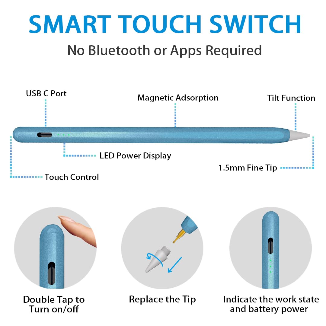 Apple iPad Air 5 ブルー Apple Pencil 2 89105.jpg