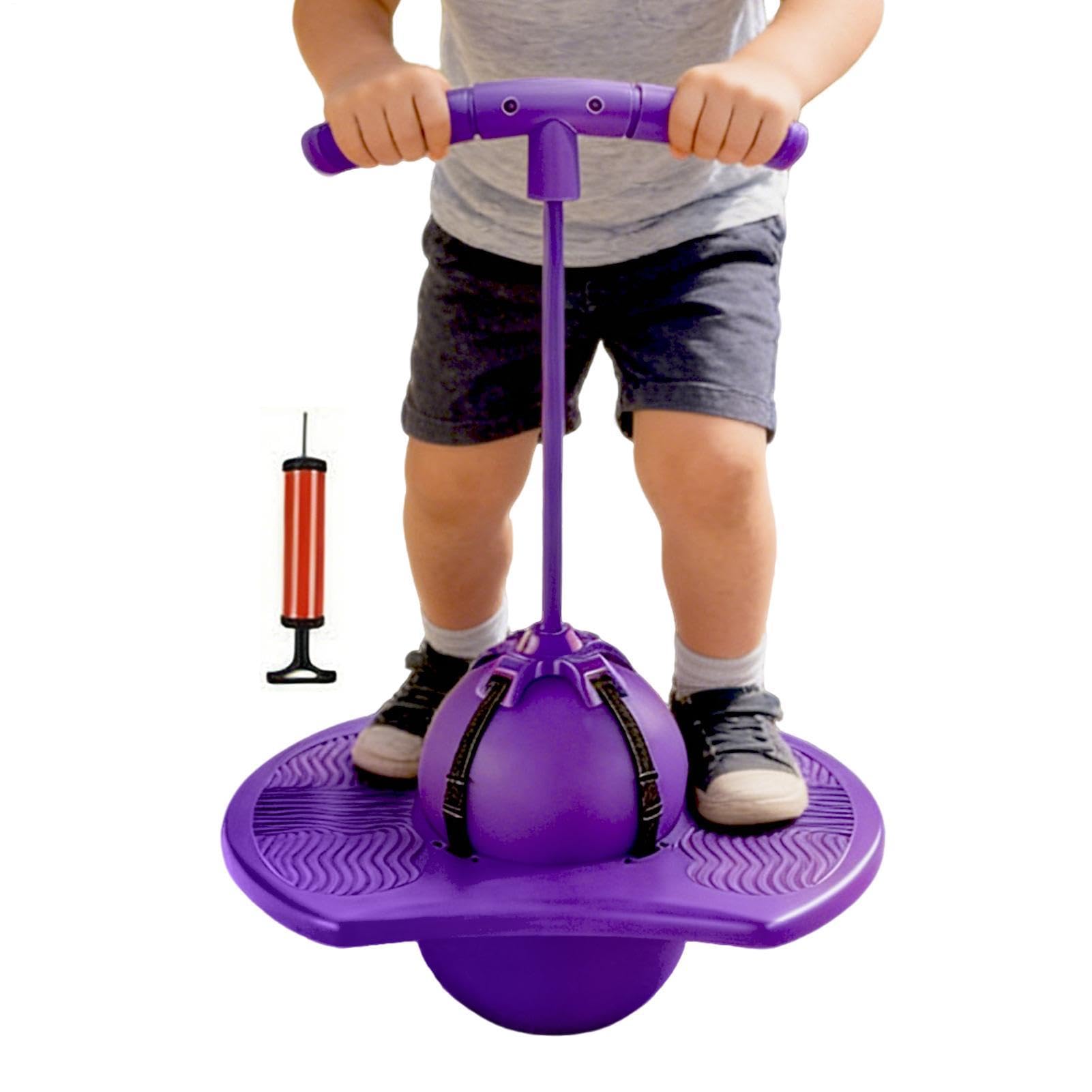 Genérico juguete saltador – antideslizante elástico y – juguetes deportivos con bandeja rebotando, para niños, niñas, sala de juegos, parque deportivo, camping, cumpleaños, fiesta