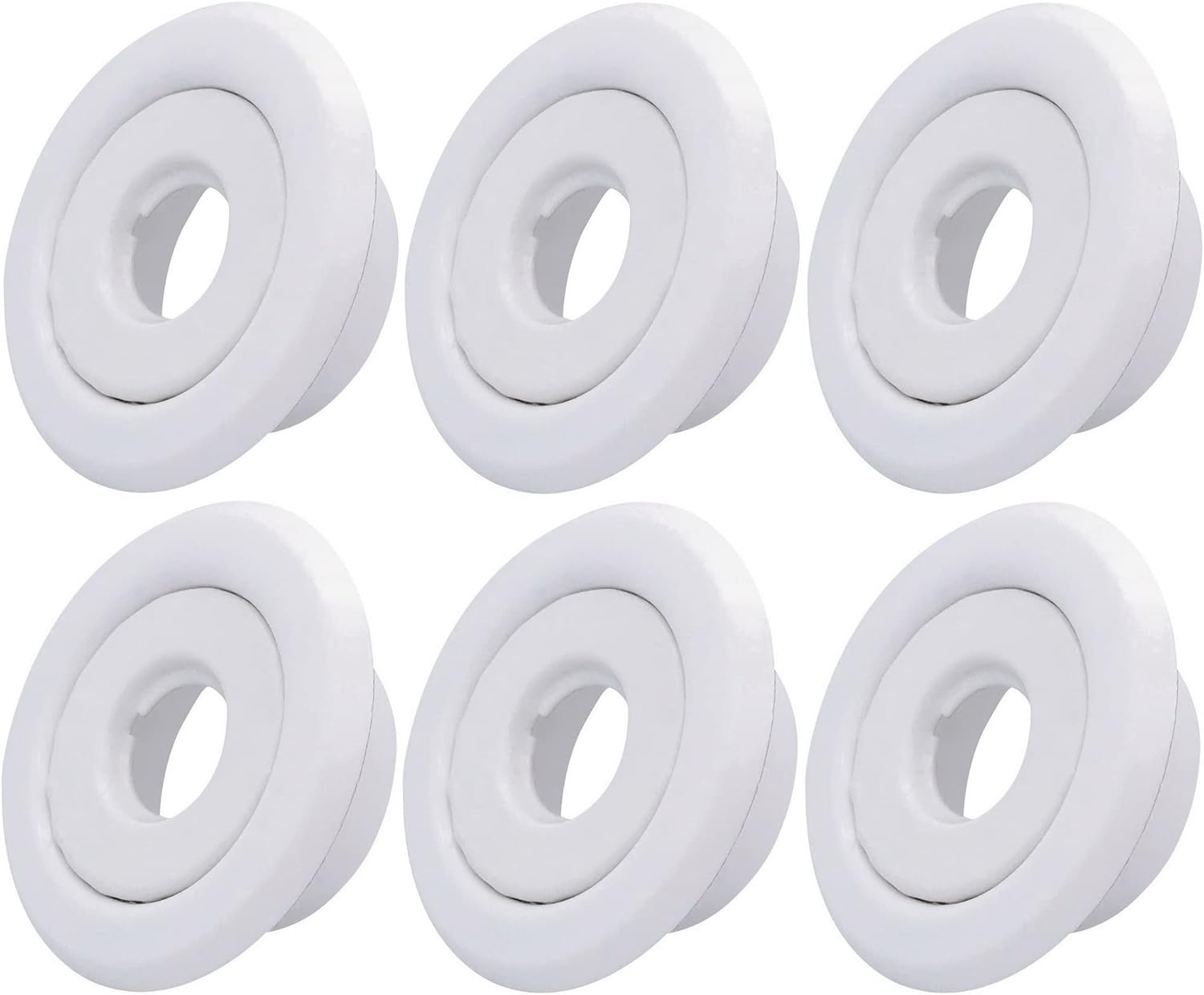 TunaMax (6 Pack) 1/2 IPS Fire Sprinkler Head Escutcheon Cover Plate