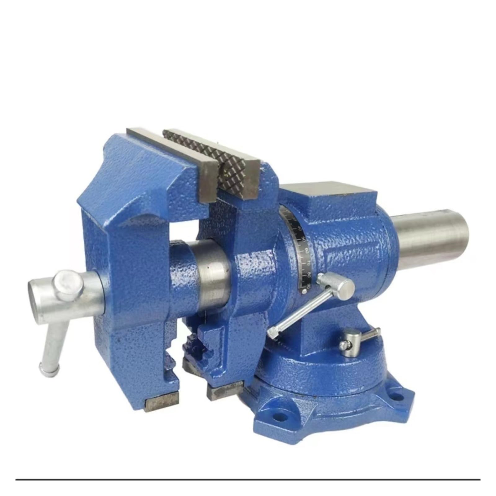 Bench Vice, 4/5/6 Inch Multi-Purpose Rotary Vise 360 ​​Degree Rotating Clamp with Swivel Base Multi-Jaw Bench for Woodworking, Metalworking(4inch)