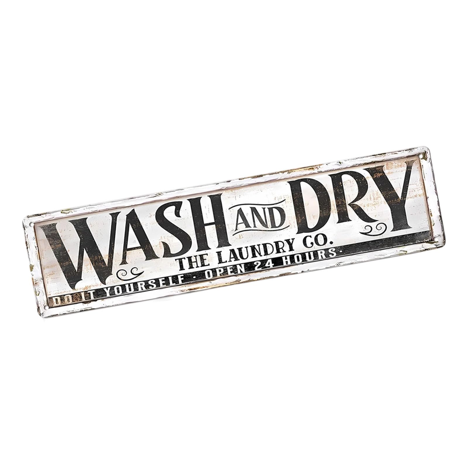 JSGHGDF Classical US Tin Sign Wall Decors Bucolic Metal Artwork for Home Offices Commercial Space Decoration 40X10Cm Size Rural Tin Signs Decors